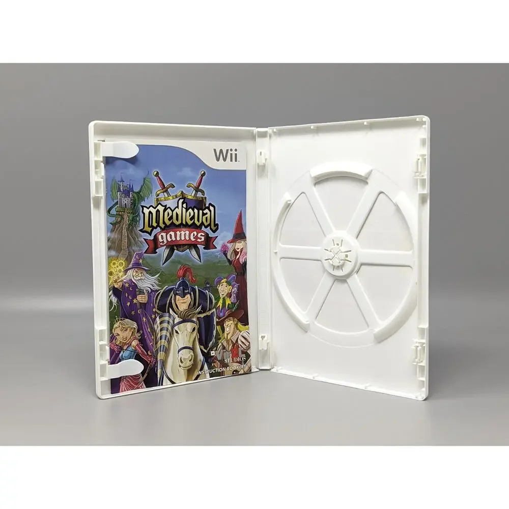 Medieval Games Nintendo Wii Replacement Case & Manual Only No Game